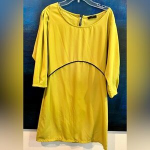 i.ner Yellow Dress